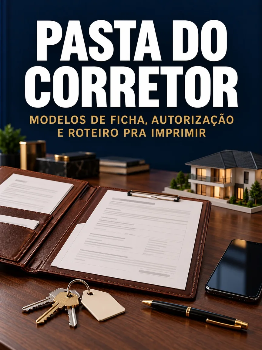 Capa do livro Pasta do Corretor